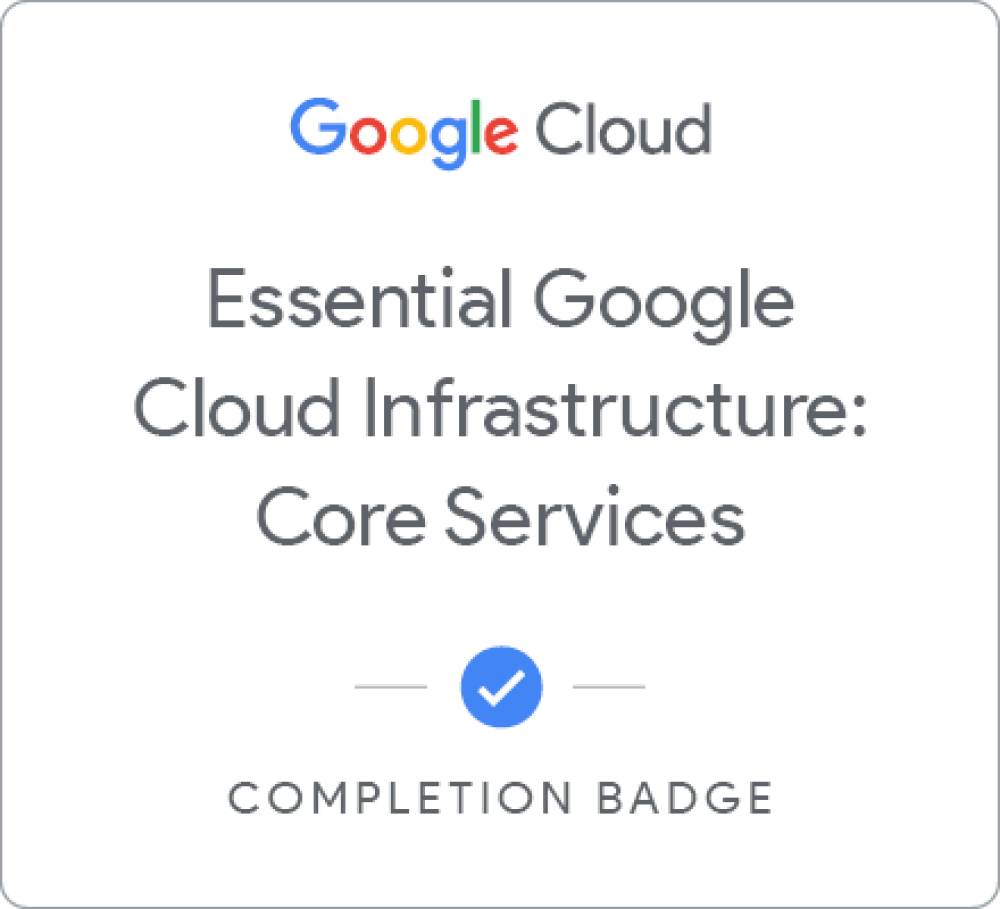 Essential Google Cloud Infrastructure